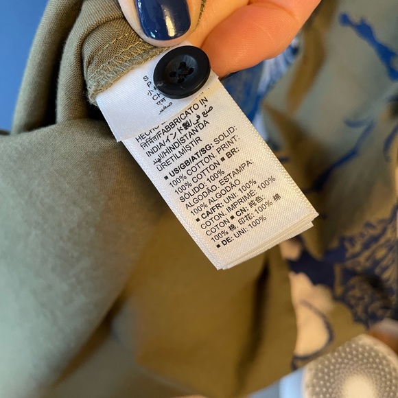 Making the Cut Winning Look: Faded Army & Navy Blue Tie Waist Dress - Picture 8 of 10